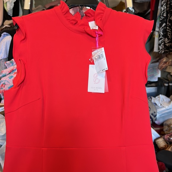 NWT JULIE BROWN NYC big apple red mini dress size 12 - Picture 2 of 9